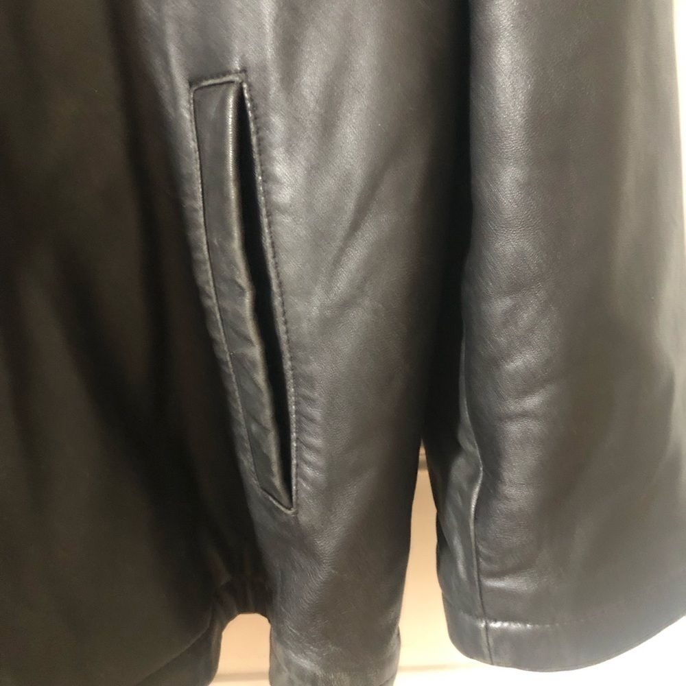 Men's Black Butter Soft Leather Jacket Large - Picture 4 of 11